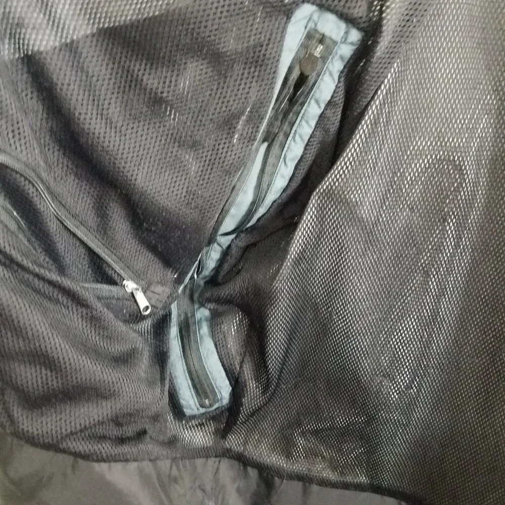 REI Co-op Rain Jacket Mens‎ XL Blue/black REI Elements Hooded Multi pocket